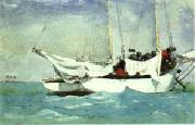 Winslow Homer Key West, Hauling Anchor oil on canvas